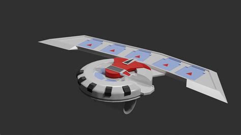 3d Model Yugioh Duel Disk Vr Ar Low Poly Cgtrader