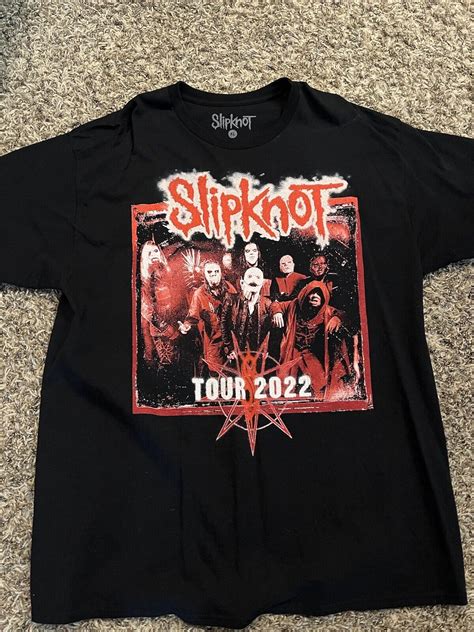 Slipknot Shirt Knotfest Tour Xl Black Euc Gem