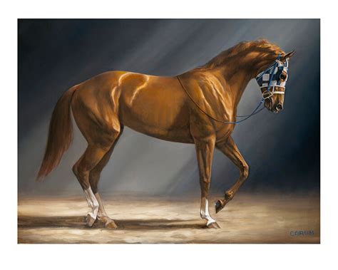 Печать секретариата короля короны — Jaime Corum Equine Art Secretariat