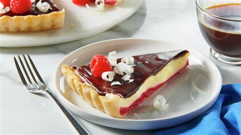 White And Dark Chocolate Raspberry Tart Recipe