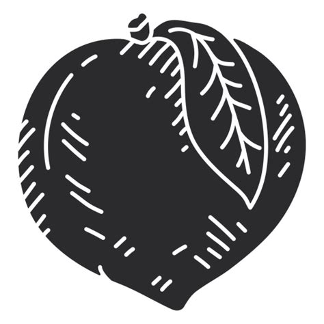 Peach Fruit Cutout Icon Png And Svg Design For T Shirts