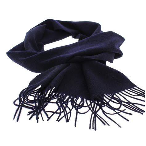 Blue Wool Scarf Made In France Traclet Reference Chapellerie