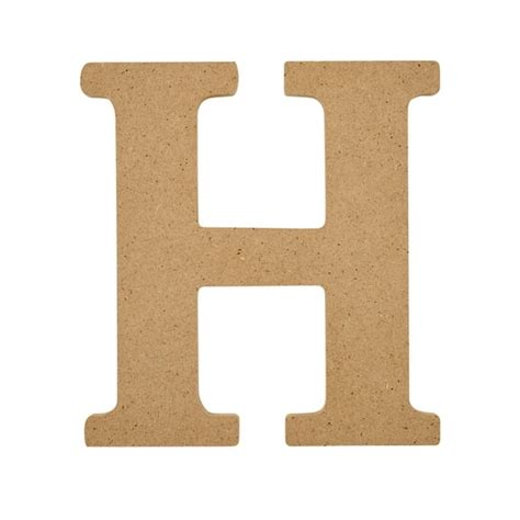 plaid unfinished wood mdf  letter  diy arts  crafts
