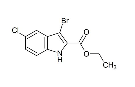 Ethyl 3 Bromo 5 Chloro 1H Indole 2 Carboxylate India Fine Chemicals