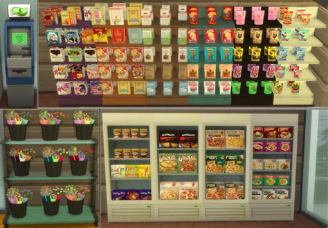 Sims 4 Grocery Store Stuff Various Non Functioning Objects To Make A