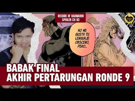 Spoiler Chapter Record Of Ragnarok Final Akhir Pertarungan Ronde