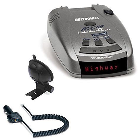 Beltronics RX65 Red Professional Series Radar Laser Detector With