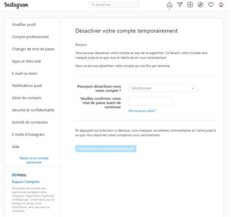 Comment Supprimer Ou D Sactiver Un Compte Instagram