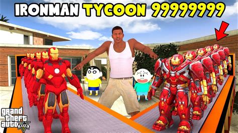 Shinchan Opened Ironman Factory With Hon And Franklin In Gta Super