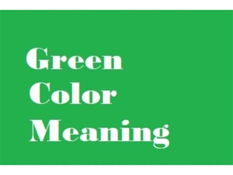 Green Color Meaning - What Does It Symbolize Spiritually?