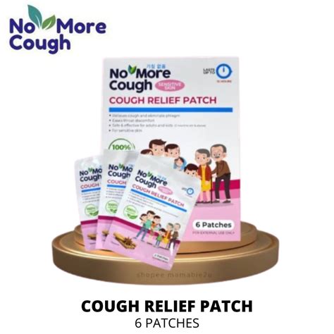 Patch Viral No More Cough Relief Patch Pelekat Batuk Selsema Baby