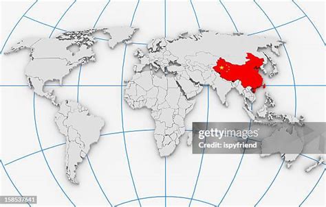 3,471 China Map Outline Stock Photos, High-Res Pictures, and Images ...