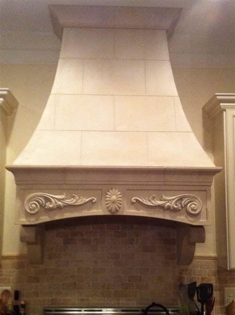 Limestone Range Hoods and Cast Stone Vent Hood - Astone Artisan