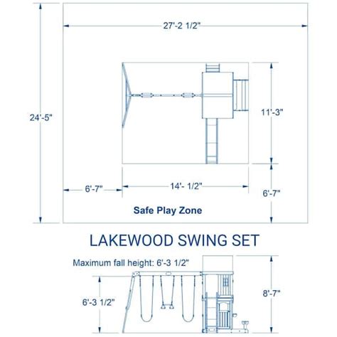 Backyard Discovery 2001022com Lakewood All Cedar Wooden Swing Set