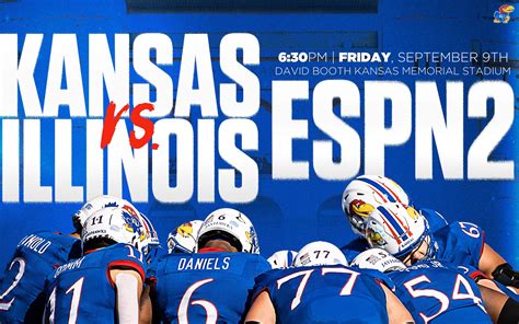 Kansas-Illinois Matchup Moved to Friday Night Primetime Slot on ESPN2