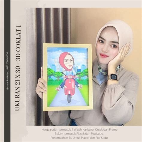 Jual Cetak Karikatur Dan Bingkai Frame Ukuran A Tipe D Sketsa Wajah