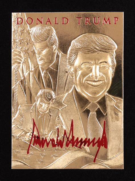 Donald Trump Merrick Mint For President Red Signature Series