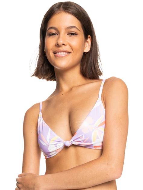 Roxy Love The Surf Knot Top De Bikini Triangular Para Mujer Roxy