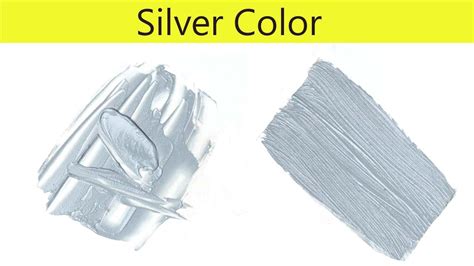 Silver Color How To Make Silver Color Color Mixing Youtube