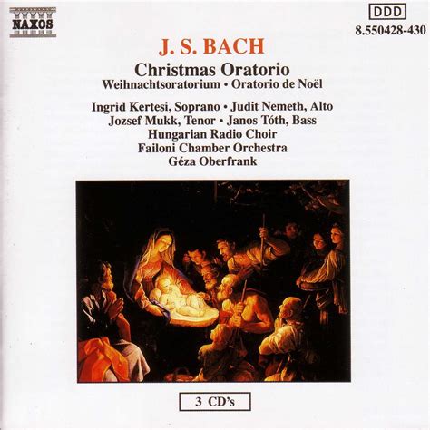 Bach J S Christmas Oratorio Bwv By Ingrid Kertesi Jozsef Mukk