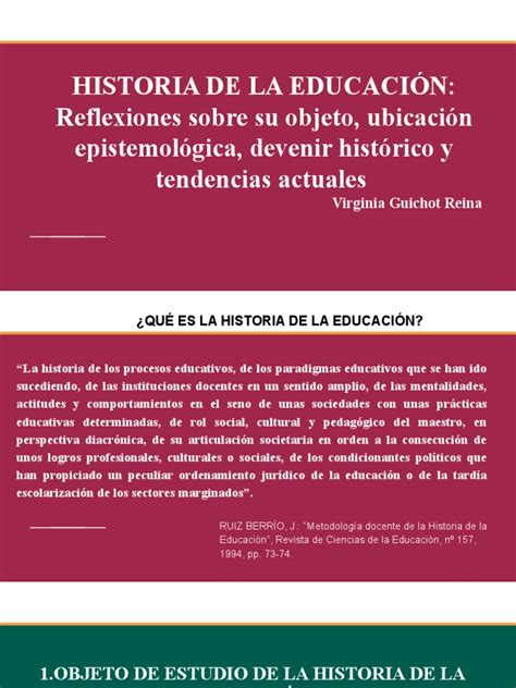 Historia De La Educación Virginia Guichot Reina Pdf Science Pedagogía