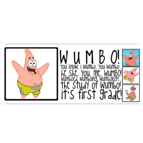 Patrick Wumbo Quote - Wumbo Spongebob Funny Funny Spongebob Memes ...