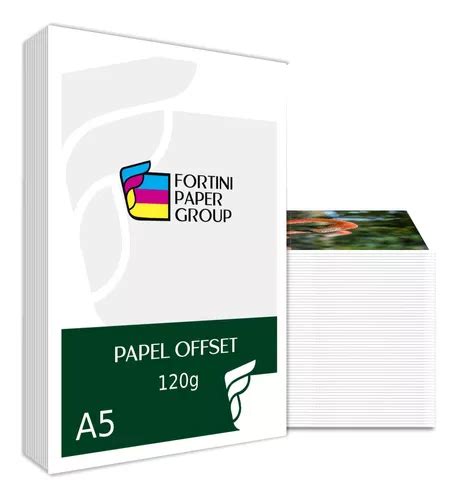 Papel Offset 120g 1000 Folhas A5 1 2 Folha Branco Sulfite MercadoLivre