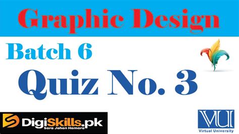 Digi Skills Graphic Design Quiz Solution Batch Gd Quiz No