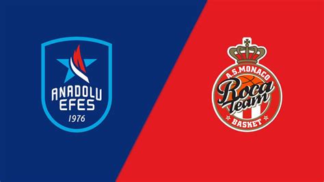 Anadolu Efes Istanbul Vs AS Monaco 1 26 24 Stream The Game Live