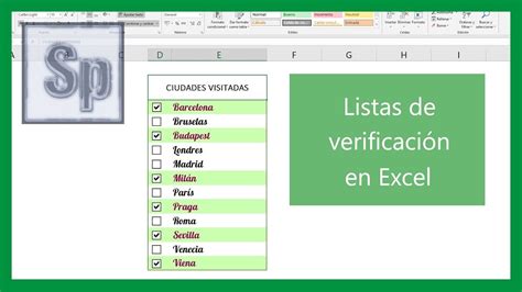 Crear checklist lista de verificación en Excel Saber Programas