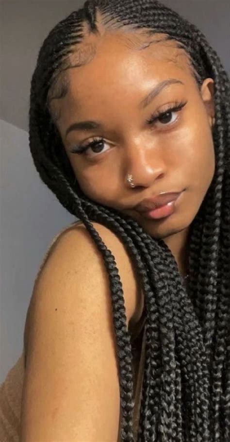 Pin By Angelique On Beautiful Black Women Box Braids Hairstyles For