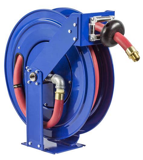 Coxreels Spring Return Hose Reel 35 Ft 1 In Id 1 In Mnpt 300 Psi