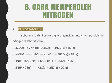 KIMIA UNSUR Nitrogen Dan Oksigen PPT