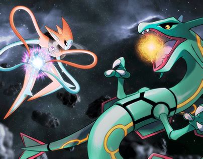 Pokemon Rayquaza Vs Deoxys