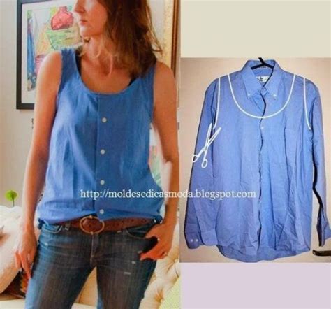 Ways To Refashion Mens Shirts Refashion Clothes Diy Clothes