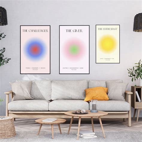 Enneagram 7 Aura Poster Enneagram Lover Type 7 The Enthusiast Etsy