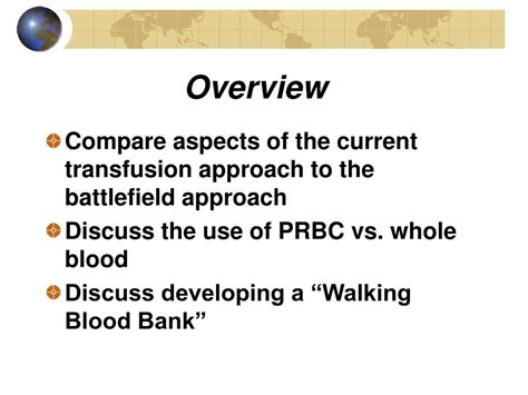 Ppt Battlefield Blood Transfusion Powerpoint Presentation Free