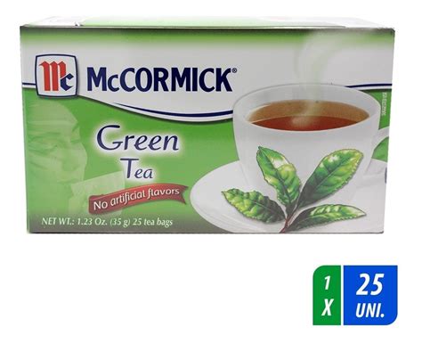 Té Verde Mccormick 25 Bolsitas De 1 4 G C u Mercado Libre