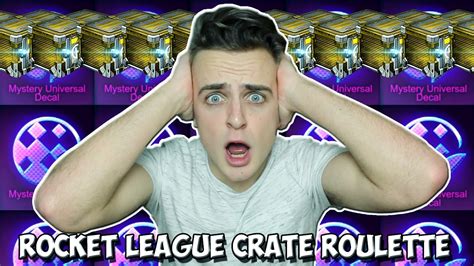 NITRO CRATES Rocket League CRATE OPENING ROULETTE 8 WIN THESE