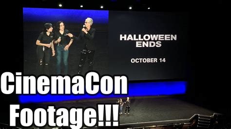 HALLOWEEN ENDS CINEMACON FOOTAGE YouTube