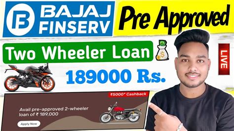 Bajaj Finserv Pre Approved Two Wheeler Loan Bajaj Finserv Se Two