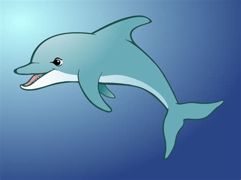 Dolphin Cartoon Drawing at PaintingValley.com | Explore collection of ...