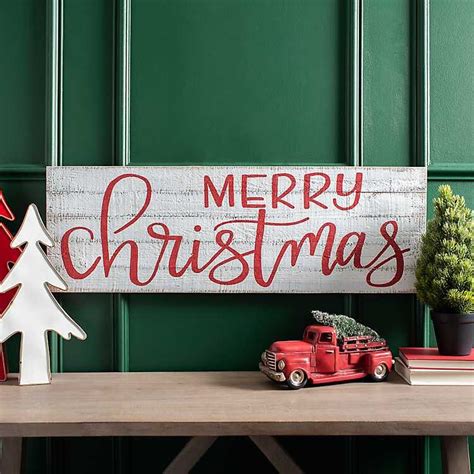 Merry Christmas Wood Wall Plaque Kirklands Christmas Wall Decor