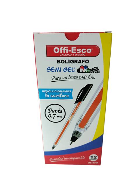 Bol Grafo Semi Gel Offi Esco Negos