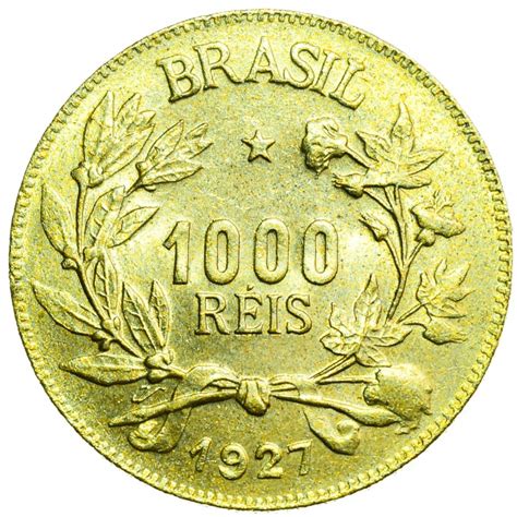 Moeda Do Brasil R Is Bronze Aluminio