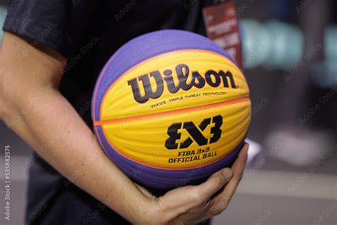 Wilson FIBA 3x3 official basketball during the FIBA 3x3 U23 world ...