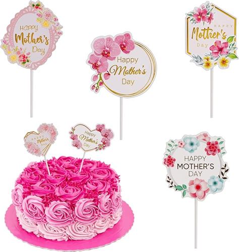 Amazon Sicohome Happy Mothers Day Topper Pcs Mothers Day Cake