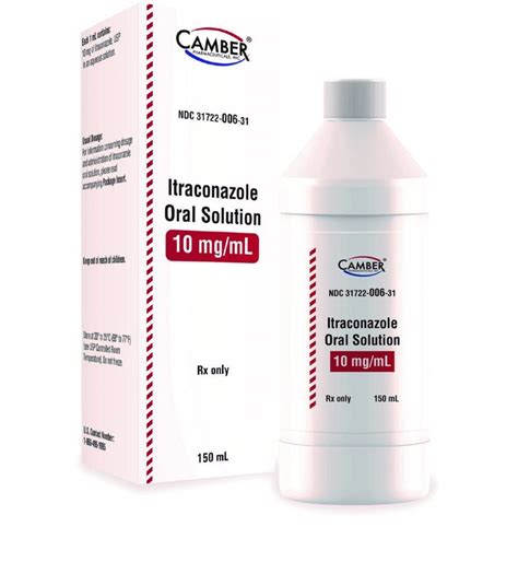 Itraconazole Oral Solution 10mgml 150ml