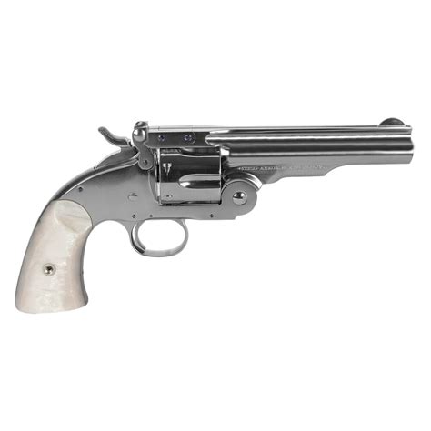 Uberti 1875 No 3 Top Break 45 Colt 5 F N Plated Steel Revolver