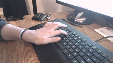 Typing Left Hand Only 55wpm Youtube